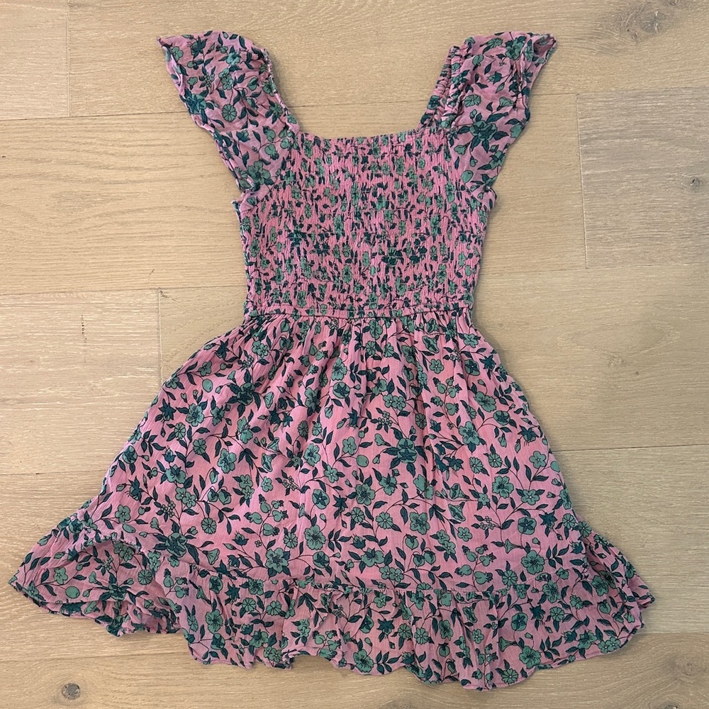 Banjanan Pink and Green Leafy Dress - Picture 5 of 5